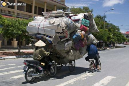 Un convoi un peu particulier